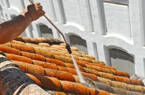 Démoussage de toiture à Juigné des Moutiers